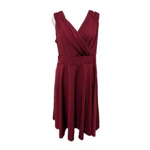 Grace Karin Women's Size XL Red Wrap Top Sleeveless Cocktail Party Date Dress